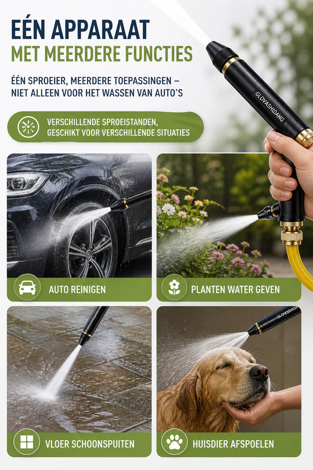 Krachtige Hogedrukspuiter