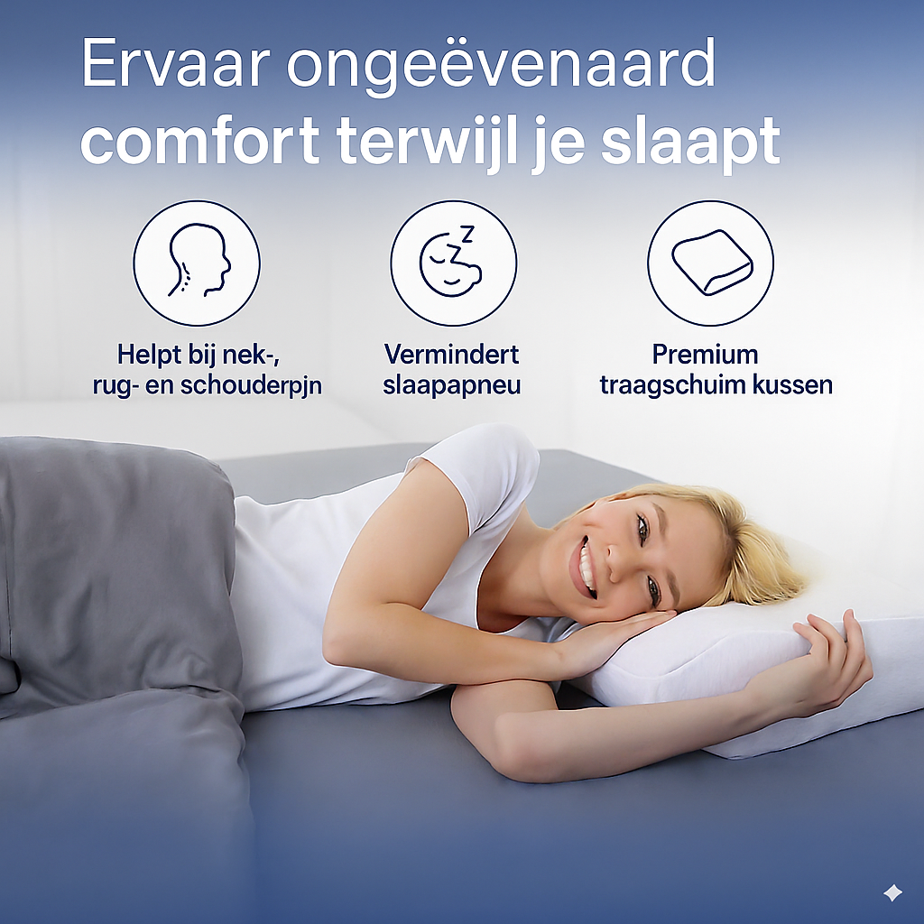 CervicalCare™ Ergonomisch Hoofdkussen