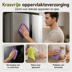 MicroRoll™ | Herbruikbare microvezel reinigingsrol met scheurstroken
