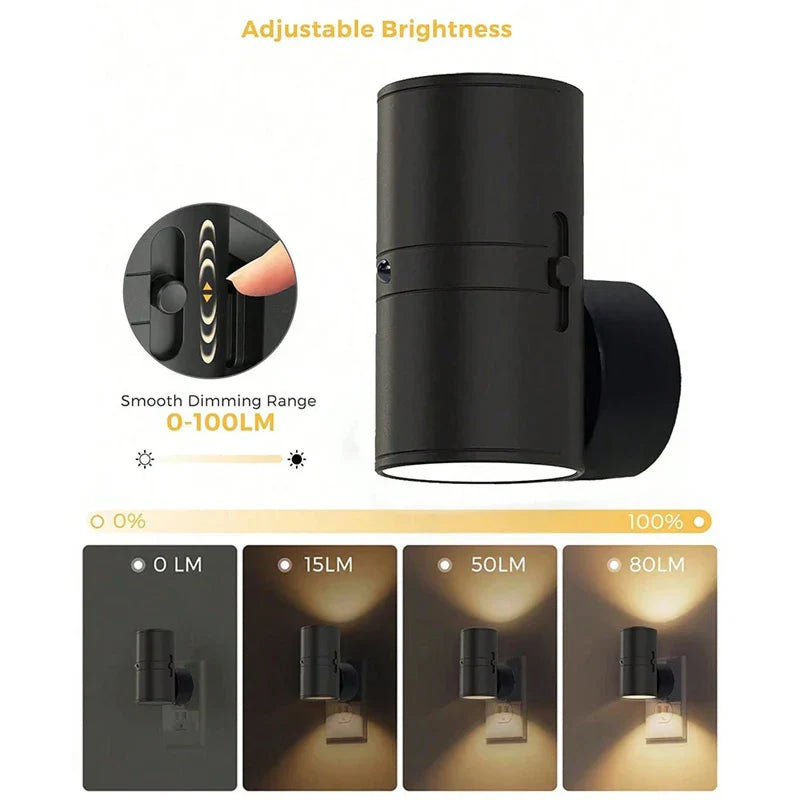 LumoSense™ - Slimme LED Wandlamp met Ingebouwde Lichtsensor