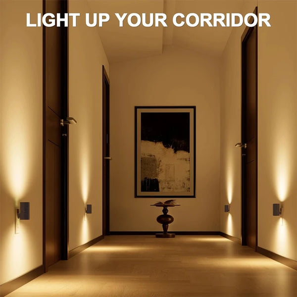 LumoSense™ - Slimme LED Wandlamp met Ingebouwde Lichtsensor