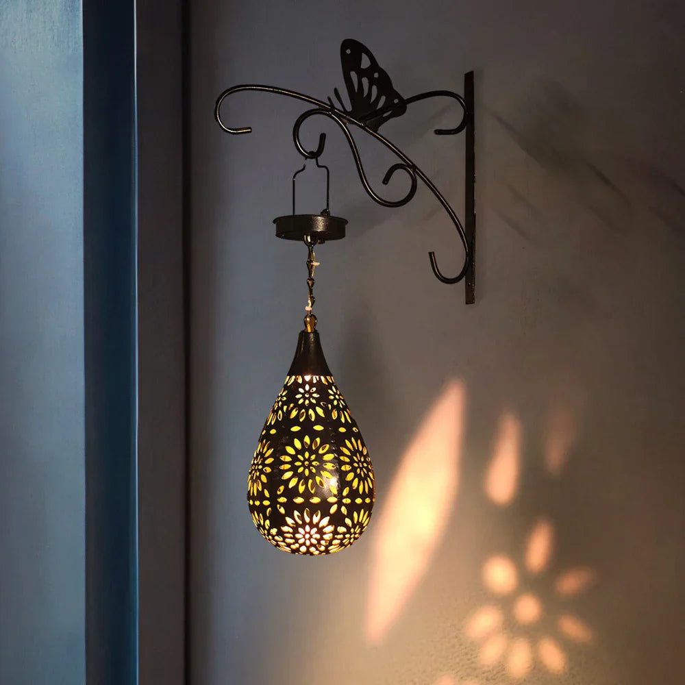 LumiDrop™ | Sfeervolle zonne-energie lichtdruppel lamp roestvrij staal